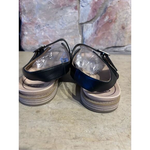Dr Scholl’s Karma Black Buckled Open Toe Sandals Women’s Size 10 - Picture 5 of 12